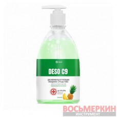 Дезинфицирующее средство на основе изопропилового спирта DESO C9 гель ананас 500 мл 125567 Grass