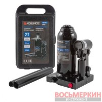 Домкрат бутылочный 2т с клапаном в кейсе F-T90204S Forsage