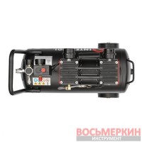 Компрессор 24 л 1.1кВт 220В 8атм 160 л/мин 1400 об/мин малошумный безмасляный 2 цилиндра PT-0026 Intertool