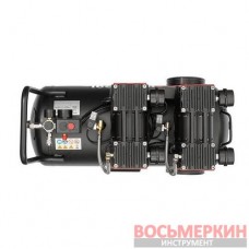 Компрессор 50 л 2x1.1кВт 220В 8атм 320 л/мин 1400 об/мин малошумный безмасляный 4 цилиндра PT-0027 Intertool