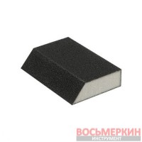 Губка для шлифования трапеция 110 х 75 х 54 х 25 мм оксид алюминия К240 HT-0824 Intertool