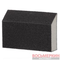 Губка для шлифования трапеция 110 х 75 х 54 х 25 мм оксид алюминия К240 HT-0824 Intertool