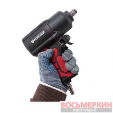Пневмогайковерт ударный Twin Hammer с регулировкой усилия 1/2 c набором головок 1450Hм 7000об/мин F-82549K4 Forsage