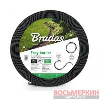 Бордюрный газонный с колышками EASY BORDER SET 55 мм OBEB5510SET Bradas
