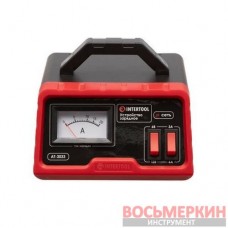 Устройство зарядное для аккумуляторов 6/12 В 3/6 А 4-60 Ач с трансформатором AT-3033 Intertool