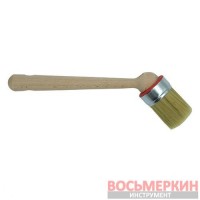 Кисть профессиональная угловая для монтажной пасты диаметр 50 мм Польша