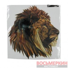 Наклейка Лев 25 см х 24 см