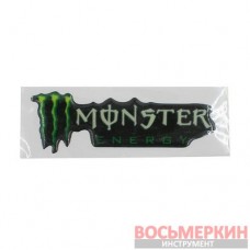 Эмблема силиконовая Monster energy 10 см х 3 см