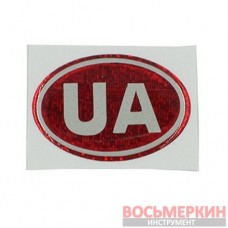 Эмблема силиконовая UA 5 см х 3 см