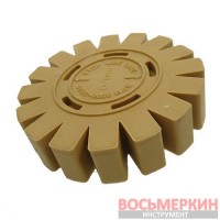 Резиновый зачистной диск для снятия скотча с диска диаметр 100 мм винт 3749 JTC