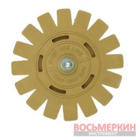 Резиновый зачистной диск для снятия скотча с диска диаметр 100 мм винт 3749 JTC