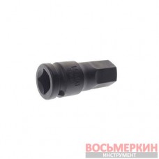 Головка ударная HEX 19 мм длина 60 мм 1/2 446119 JTC
