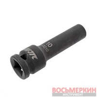 Головка ударная глубокая 1/2 6 гранная 10 мм длина 82 мм 448210 JTC