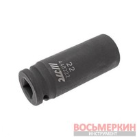 Головка ударная глубокая 1/2 6 гранная 22 мм длина 82 мм 448222 JTC