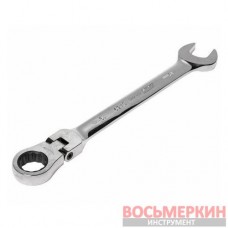 Ключ рожково-накидной шарнирный с трещоткой 19 мм 3459 JTC