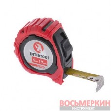 Рулетка с фиксатором 5 м Магнит MT-0505 Intertool