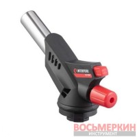 Горелка газовая пьезозажигание регулятор GB-0028 Intertool