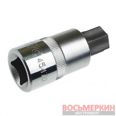 Головка с насадкой TORX T70H длина 55 мм 1/2 с отверстием 45470 JTC