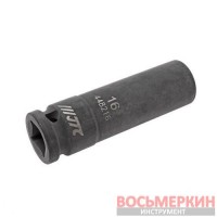 Головка ударная глубокая 1/2 6 гранная 16 мм длина 82 мм 448216 JTC