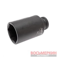 Головка ударная глубокая 1/2 6 гранная 34 мм длина 82 мм 448234 JTC