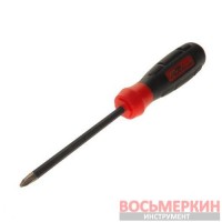 Отвертка крестовая PH2 х 100 мм ударная наконечник с алмазным покрытием 5407 JTC