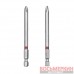 Комплект отверточных насадок PH2 1/4 х 90 мм 2 штуки STORM VT-0224 Intertool