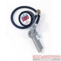 Пистолет подкачки шин с электронным манометром 007308 ShiningBerg