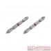 Комплект отверточных насадок PH2/PH1 1/4 х 60 мм 2 штуки STORM VT-0230 Intertool