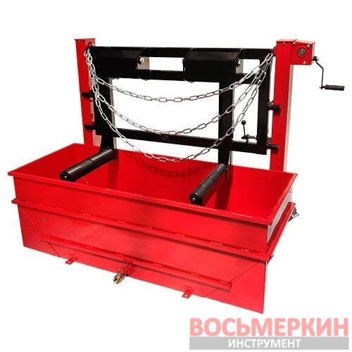 Тележка для транспортировки и установки ванна для проверки герметичности грузовых колёс KWT4050 ХЗСО Тележка для транспортировки и установки ванна для проверки герметичности грузовых колёс KWT4050 ХЗСО