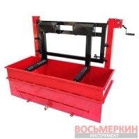 Тележка для транспортировки и установки ванна для проверки герметичности грузовых колёс KWT4050 ХЗСО