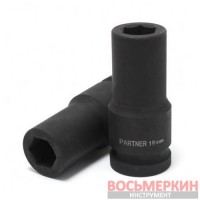 Головка ударная глубокая 17 мм 6 гранная 3/4 PA-46510017 Partner