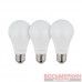 Лампы светодиодные набор из 3 штук LL-0015 LED A60 E27 12Вт 150-300В LL-3015 Intertool