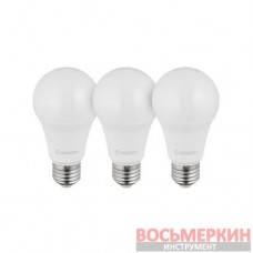 Лампы светодиодные набор из 3 штук LL-0017 LED A60 E27 15Вт 150-300В LL-3017 Intertool