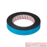 Лента клейкая двухсторонняя Автомобильная 19 мм x 5 м x 1 мм KT-0812 Intertool