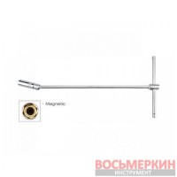 Ключ свечной Т-образный магнитный с шарниром 16 мм 1/2 500 мм F-807450016UM Forsage