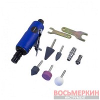 Пневмозачистная машинка с комплектом камней 11 предметов RF-RP7313 RockForce