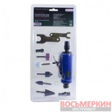 Пневмозачистная машинка с комплектом камней 11 предметов RF-RP7313 RockForce