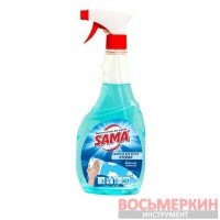 Средство для мытья стекол триггер морозная свежесть SAMA 500 мл