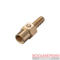 Шарнир поворотный внутренняя резьба 1/4 на шланг 10 мм латунь STORM PT-2202 Intertool