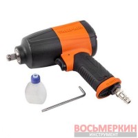 Пневмогайковерт ударный в облегченном корпусе с реверсом 1/2 500Hм 7500 об/мин FK-AP7451 ForceKraft