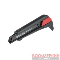 Нож сегментный для линолеума 18 мм металлическая направляющая Storm HT-0538 Intertool