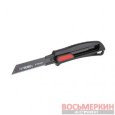 Нож сегментный мультифункциональный 18 мм металлическая направляющая Storm HT-0537 Intertool