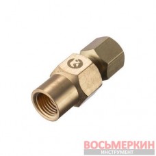 Шарнир поворотный внутренняя резьба 1/4 -1/4 латунь STORM PT-2209 Intertool