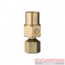 Шарнир поворотный внутренняя резьба 1/4 -1/4 латунь STORM PT-2209 Intertool