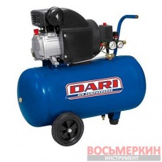 Компрессор 50л 210л/мин 220B 1,5кBт поршневой SMART50-210-220-ITALY Dari
