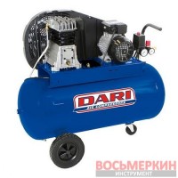 Компрессор 100л 320л/мин 380B 2,2кBт поршневой с ременным приводом DEC100-330T-380-ITALY Dari