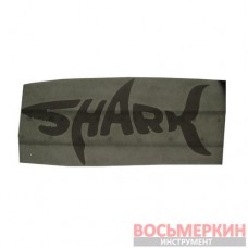 Наклейка Shark белая 17 см х 8 см