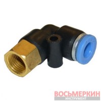 Соединитель быстроразьемный внутренняя резьба 1/8 - пластиковый шланг 4 мм SPLF04-01 Airkraft