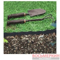 Бордюр волнистый газонный 9 м х 25 см светло-серый OBFLGY 0925 Bradas