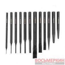 Набор зубил кернеров и выколоток 12 штук HT-0289 Intertool